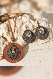Bohemia Turquoise Earring and Bracelet Set 