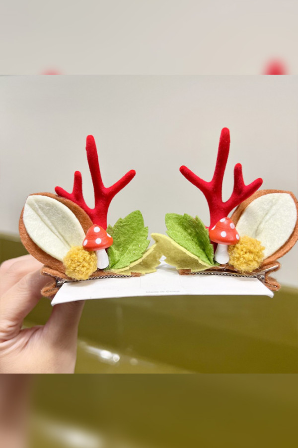 Christmas Reindeer Hair Clip 
