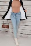 Hooded Fleece Inside Zipper Coat 