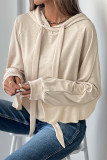 Apricot Ruffle Sweatshirt 