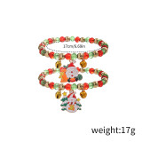Christmas Colorful Beads Bracelet 
