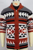 Men's Aztec Knitting Cardigan 