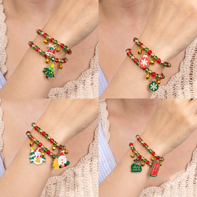 Christmas Colorful Beads Bracelet 