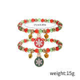 Christmas Colorful Beads Bracelet 