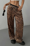 Leopard Wide Leg Pants 
