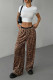 Leopard Wide Leg Pants 