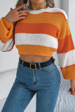 Colorbloc Knitting Sweater 