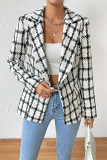 Lapel Blazer Coat with Pocket 