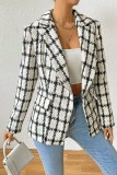 Lapel Blazer Coat with Pocket 