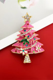 Bling Christmas Tree Shape Pin 