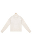 Solid Color Pockets Front Open Cardigan 