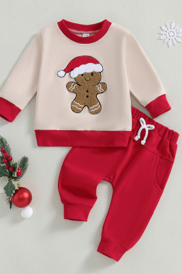 Christmas Gingerbread Man Two Pieces Set 