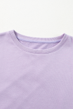 Phalaenopsis Mineral Wash Colorblock Arm Patchwork Oversize Top