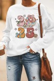 New Year 2025  Print Graphic Sweatshirt