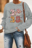 New Year 2025  Print Graphic Sweatshirt