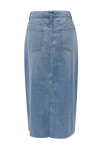 Split Tassel Denim Skirt Dress