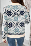 Jacquard Pullover Knitting Sweater 