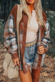 Plaid Corduroy Shacket 