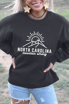 North Carolina  Print Graphic Sweatshirt