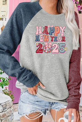 New Year 2025 Long Sleeves Top