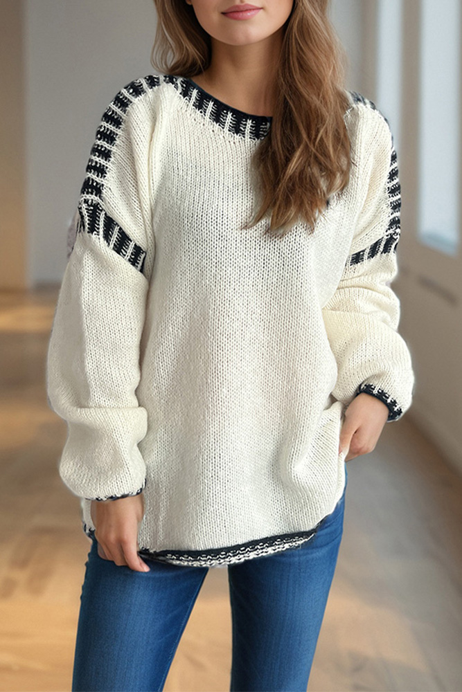 US$ 21.99 - Pullover Knitting Sweater - m.unishe.com