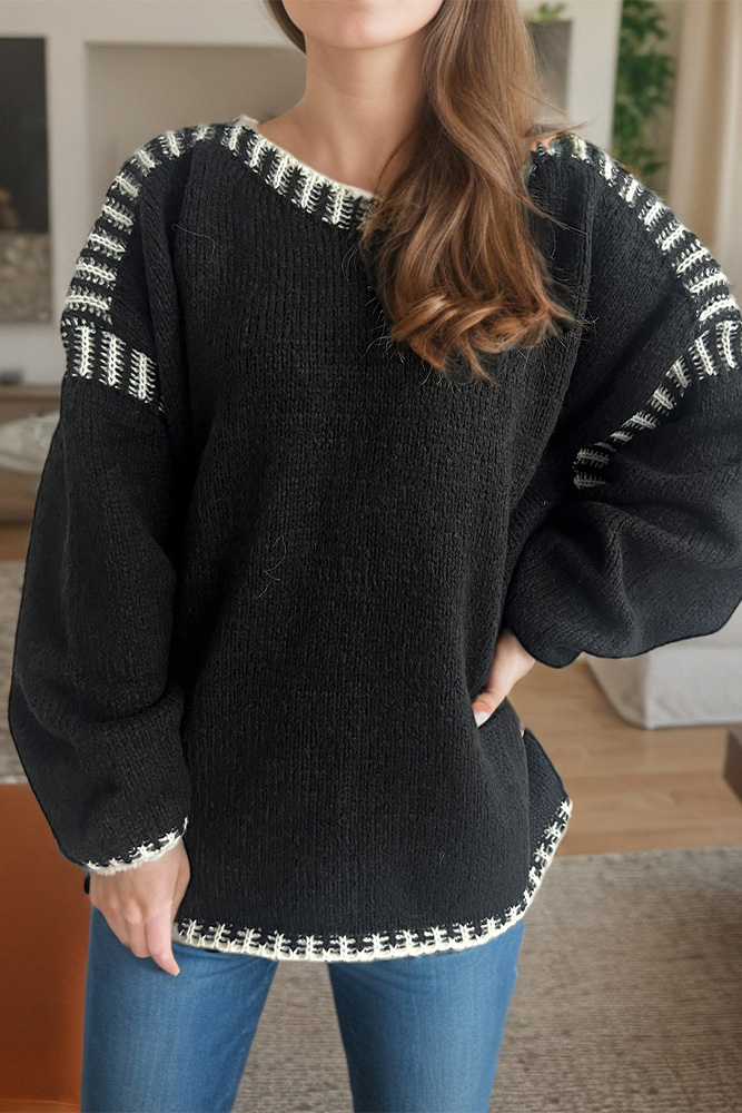 US$ 21.99 - Pullover Knitting Sweater - m.unishe.com