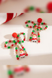 Christmas Colorful Beads Earrings 