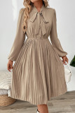 Apricot Smocked Dress 