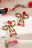 Christmas Colorful Beads Earrings 