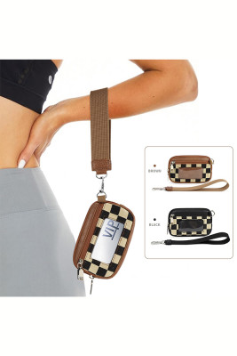 Plaid Checked Purse 