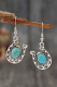 Turquoise U Shape Earrings 