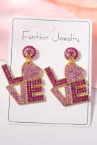 Valentine Love Crystal Earrings 
