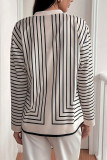 Apricot Stripes Button Up Shirt 