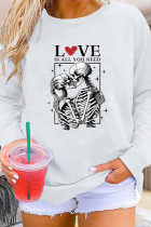 Valentine Love Plus Size Print Top