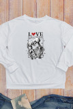 Valentine Love Plus Size Print Top