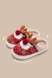 Christmas Reindeer Fleece Slipper 