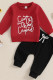 Kids Two Pieces Letter Print Set 