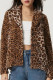 Leopard Fleece Coat 