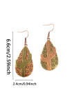Western Boho Cactus Earrings 