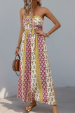 Vintage Off Shoulder Wide Leg Jumpsuit 
