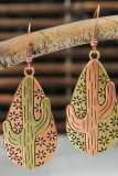 Western Boho Cactus Earrings 