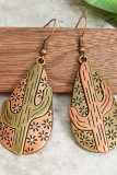 Western Boho Cactus Earrings 