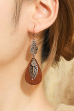 Vintage Alloy Leaves Necklace 
