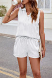 Solid Color Two Pieces SHort Set 