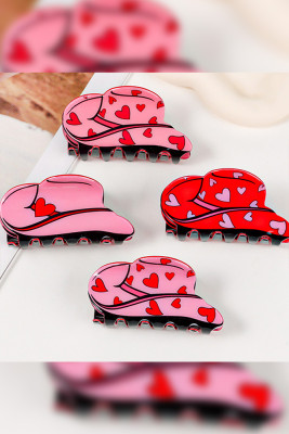 Valentine Acrylic Hair Clip