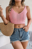 Knitting Crop Tank Top 