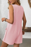 Sleeveless Plain One Piece Romper 