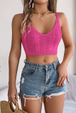 Knitting Crop Tank Top 