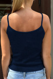 Plain Knitting Cami Top 