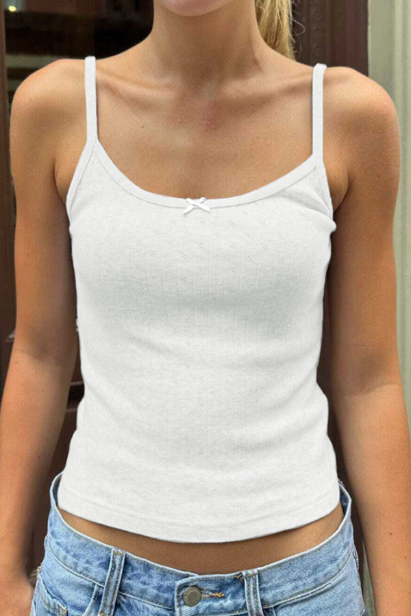 Plain Knitting Cami Top 